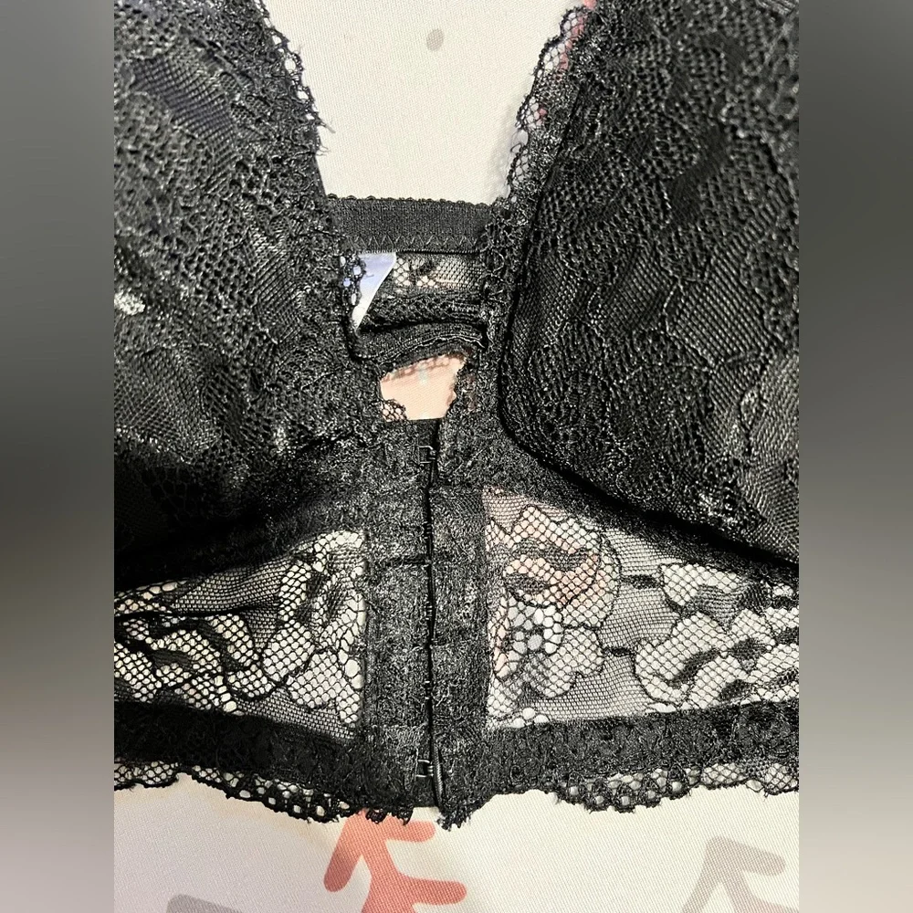 Laura Ashley Black Lace Bra